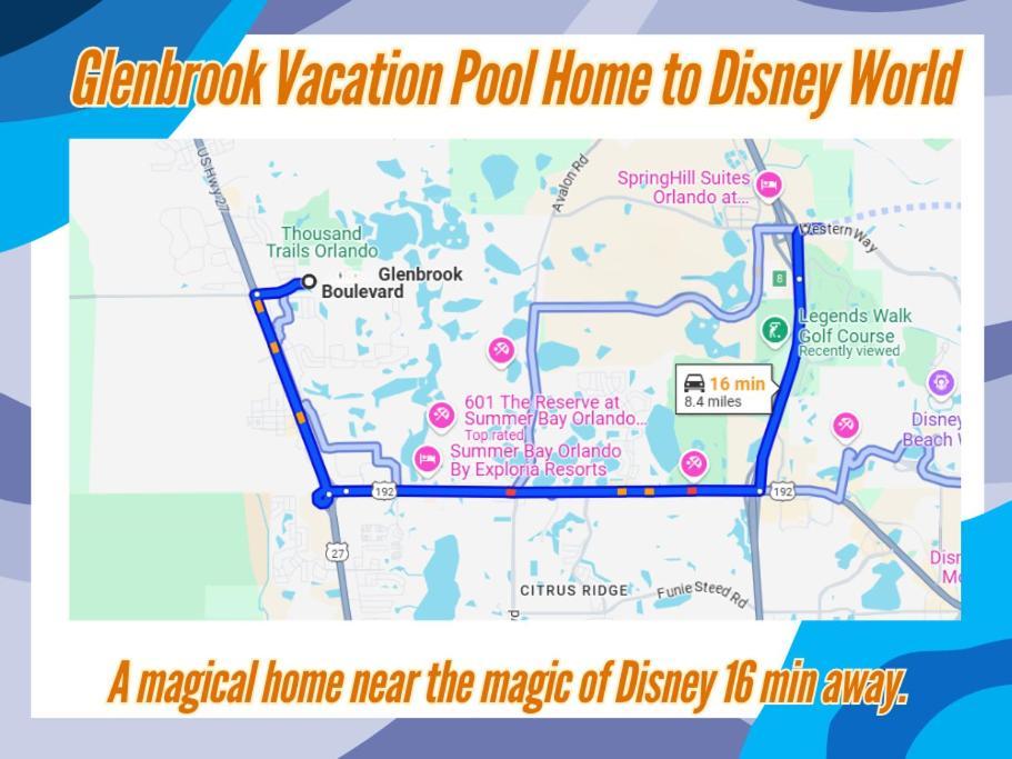 Glenbrook Vacation Poolspa Home Orlando Eksteriør bilde